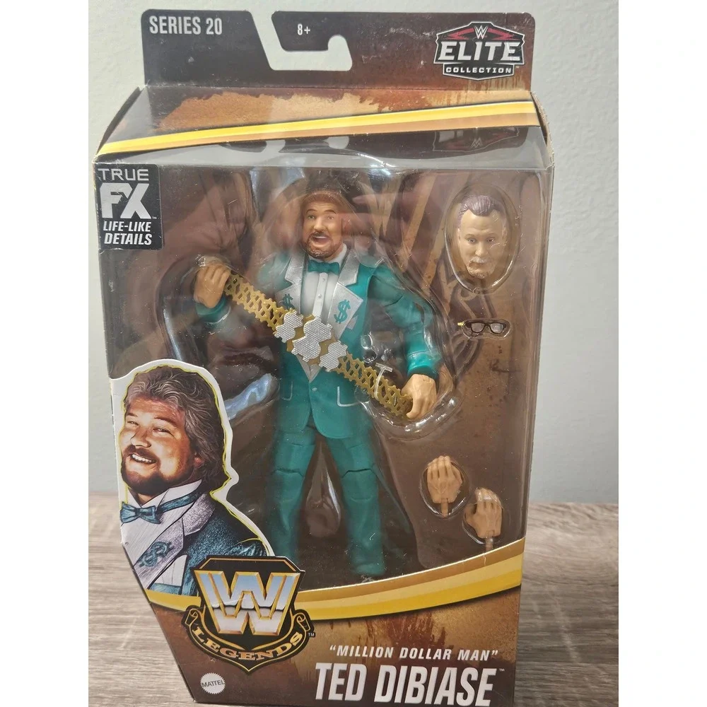 WWE Legends Series 20 Million Dollar Man Ted DiBiase Elite Mattel Action Figure